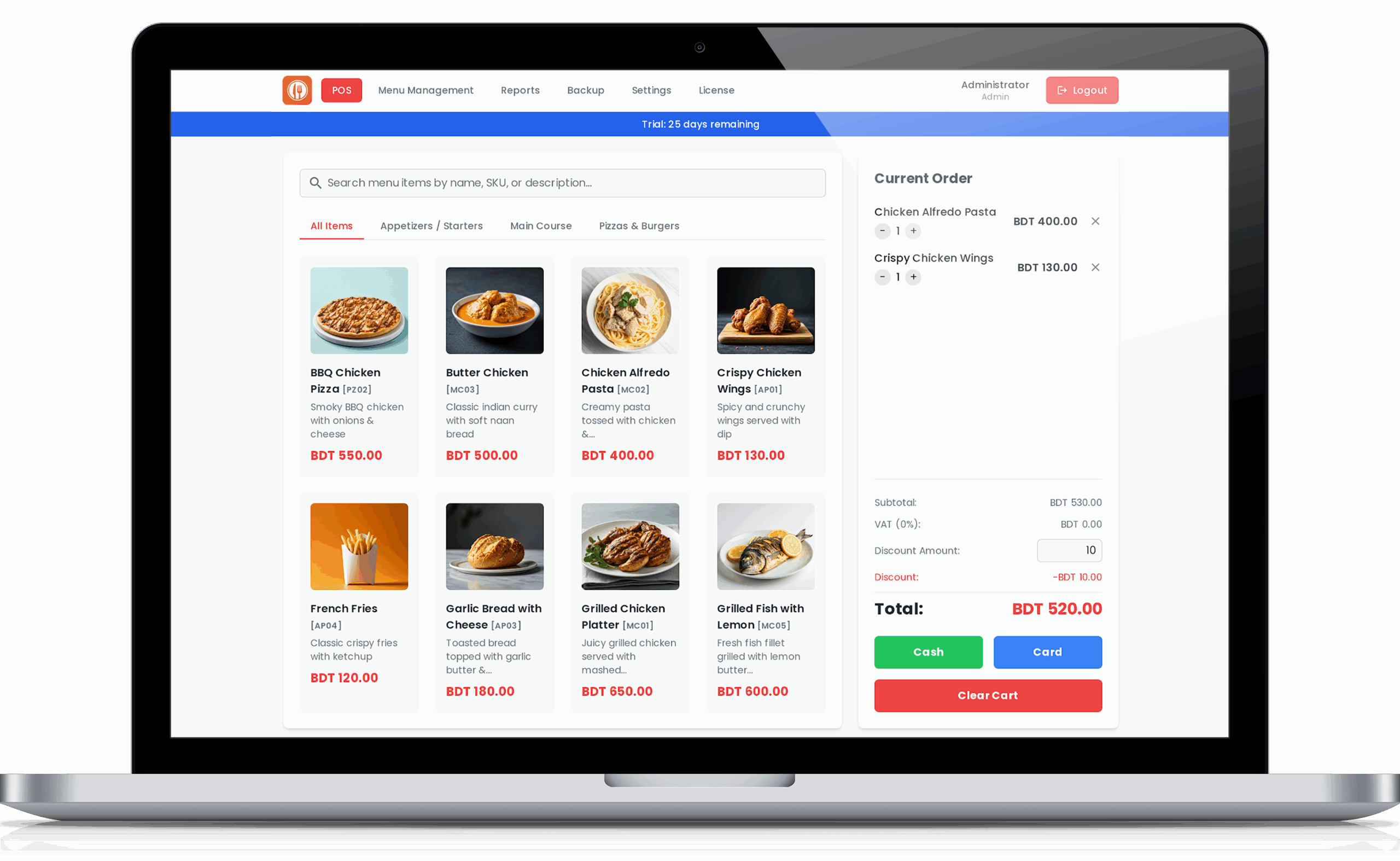 Simple ResPOS restaurant POS software